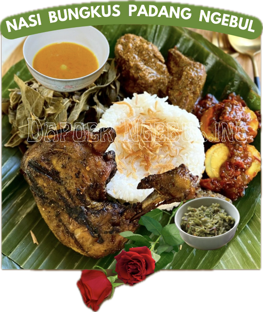 Nasi  Bungkus Padang Ngebul